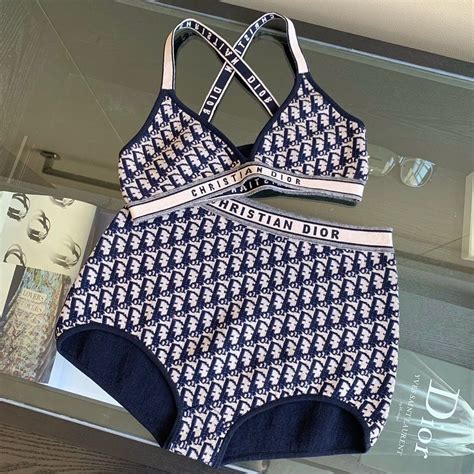 christian dior swimming costume|Dior high waisted bikini.